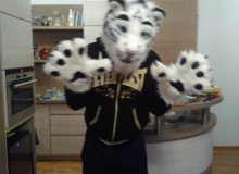 Felix Stripes fursuit