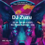 Dj Zuzu Sic Beats Summer event flyer 20230825