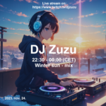 Dj Zuzu - Winter sun - event flyer 20231124