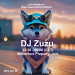 Dj Zuzu Winterfurs Preparty event flyer 20240105