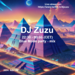 Dj Zuzu - Blue Moon party event flyer 20240209