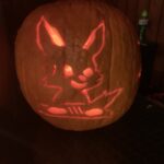 Zuzu Pumpkin carving