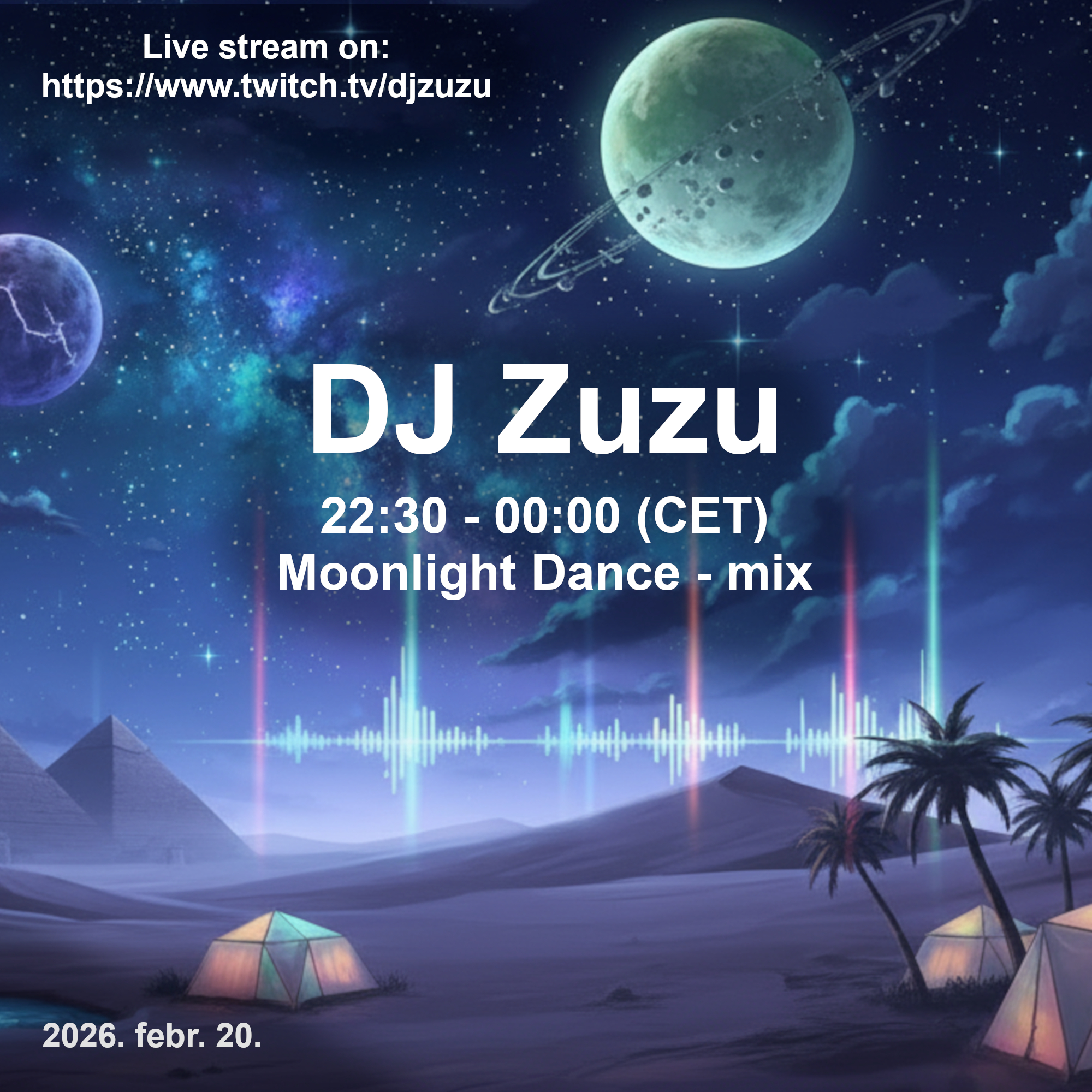 Dj Zuzu event flyer 20260220